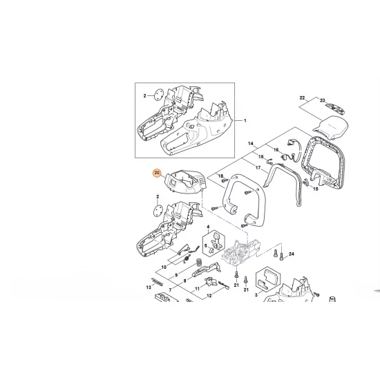 STIHL  Osłona 4521 602 0400